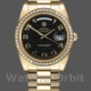Mens Rolex Day-Date-218348, 41mm, Wave Black Dial, Men’s Black Replica Image