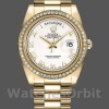 Mens Rolex Day-Date-218348, 41mm, White Roman Dial, Men’s White Replica Image