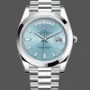 Mens Rolex Day-Date-228206, 40mm, Platinum, Ice Blue Dial, Men’s Ice Blue Replica Image