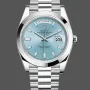 Men's Rolex Day-Date-228206, 40mm, Platinum, Ice Blue Dial, Men’s Ice Blue