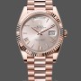 Men's Rolex Day-Date-228235, 40mm, Sundust, Roman Numeral Dial, Fluted Bezel, Men’s Sundust