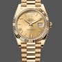 Men's Rolex Day-Date-228238, 40mm, Champagne Roman Dial, Fluted Bezel, Men’s Champagne