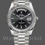 Men's Rolex Day-Date-228239, 40mm, Black Index Dial, Fluted Bezel, Men’s Black