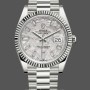 Men's Rolex Day-Date-228239, 40mm, Meteorite Grey Dial, Fluted Bezel, Men’s Grey