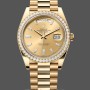 Men's Rolex Day‑Date-228348RBR, 40mm, Champagne, Diamond Dial, Diamond Bezel, Men’s Champagne