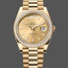 Mens Rolex Day-Date-228348RBR, 40mm, Champagne Index Dial, Diamond Bezel, Men’s Champagne Replica Watch Image