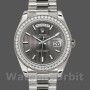 Men's Rolex Day-Date-228349RBR, 40mm, Dark Rhodium Dial, Diamond Bezel, Men’s Dark Rhodium
