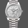 Mens Rolex Day-Date-228349RBR, 40mm, Meteorite Dial, Diamond Bezel, Men’s Meteorite Replica Watch Image
