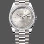 Men's Rolex Day‑Date-228349RBR, 40mm, Silver Dial, Diamond Bezel, Men’s Silver