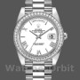Men's Rolex Day-Date-228349RBR, 40mm, White Roman Dial, Diamond Bezel, Men’s White