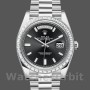 Men's Rolex Day‑Date-228396TBR, 40mm, Black Dial, Diamond Bezel, Men’s Black