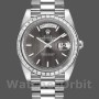 Men's Rolex Day-Date-228396TBR, 40mm, Dark Rhodium Grey Dial, Diamond Bezel, Men’s Grey