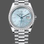 Men's Rolex Day-Date-228396TBR, 40mm, Ice Blue Diamond Dial, Diamond Bezel, Men’s Ice Blue Dial