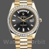 Mens Rolex Day-Date-228398TBR, 40mm, Black Diamond Dial, Diamond Bezel, Men’s Black Replica Watch Image