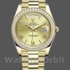 Mens Rolex Day-Date-228398TBR, 40mm, Champagne Roman Numeral Dial, Diamond Bezel, Men’s Champagne Replica Watch Image