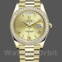 Men's Rolex Day-Date-228398TBR, 40mm, Champagne Roman Numeral Dial, Diamond Bezel, Men’s Champagne