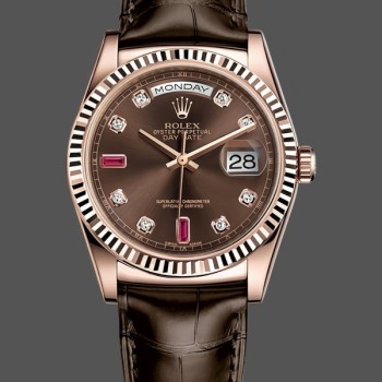 Unisex's Rolex Day Date 36-128238 0011, Yellow Gold, MOP Diamond, MOP