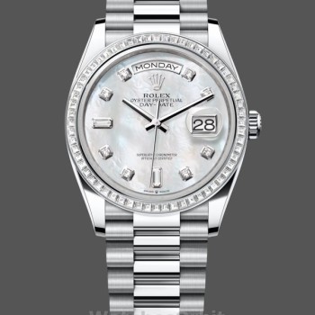 Men's Rolex Sky‑Dweller 42-336934 0002, White Gold, Fluted Bezel, Men’s Green Dial