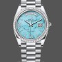 Men's Rolex Day Date 40-M228236 0024, White Gold, Blue Ombre Dial, Blue Ombre Dial