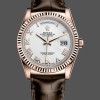 Unisexs Rolex Day Date 36-m128348RBR 0064, Yellow Gold, White Dial, White Replica Watch Image