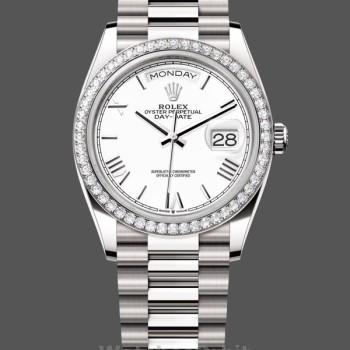 Men's Rolex Datejust 41-126334 0024, Automatic, White Dial, White
