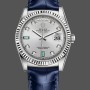 Unisex's Rolex Day Date 36-m128396TBR 0019, Diamond Bezel, Ice Blue Roman Dial, Ice Blue Dial