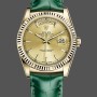 Unisex's Rolex Day Date 36-m128399TBR 0019, White Gold, Diamond Bezel, White Dial, White