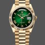 Men's Rolex Day Date 40-M228238 00691, Yellow Gold, Green Ombre Dial, Green Ombre Dial
