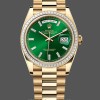 Mens Rolex Day Date 40-M228238 00691, Yellow Gold, Green Ombre Dial, Green Ombre Dial Replica Watch Image
