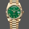 Mens Rolex Day Date 40-228238 0061, President, Green Replica Watch Image