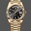 Mens Rolex Day‑Date 40-m228238 0067, Yellow Gold, President, Black Dial, Black Dial Replica Watch Image