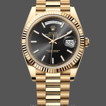 Men's Rolex Day‑Date 40-m228238 0067, Yellow Gold, President, Black Dial, Black Dial