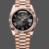 Mens Rolex Day Date 40-m228235 0055, 40mm, 18K Everose Gold, Grey Replica Watch Image