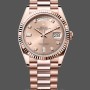 Unisex's Rolex Day-Date 36mm Unisex-m128235 0009-Everose Gold-Pink Rose Dial Pink Rose