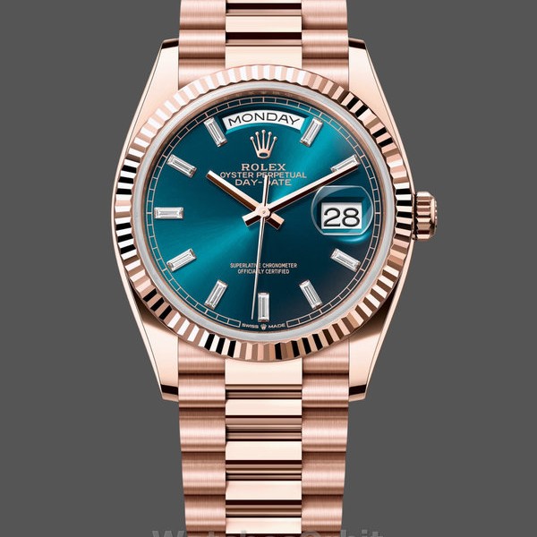 Unisexs Rolex Day Date 36-128238 0132, Champagne Dial, Yellow Gold Bracelet, Champagne Replica Image