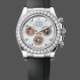 Men's Rolex Daytona Cosmograph-126589RBR 0001, 40mm, 2024 Release, White Mother of Pearl Dial
