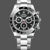 Mens Rolex Cosmograph Daytona 40MM Oystersteel M126500LN - 2024 Edition Black Replica Watch Image
