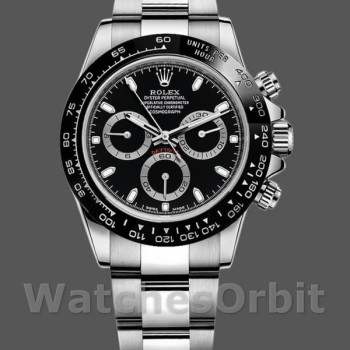 Men's Rolex Cosmograph Daytona 40mm Men's-116500LN-Ceramic Bezel-Black Dial Black