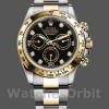 Mens Rolex Datejust 279178-28mm, Yellow Gold, White Roman Dial, Lady Black Replica Watch Image