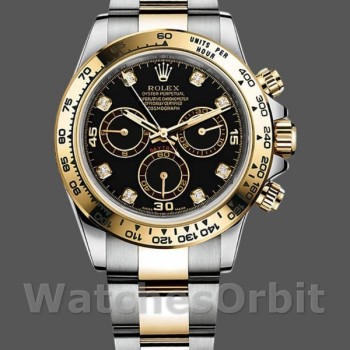Men's Rolex Datejust 279178-28mm, Yellow Gold, White Roman Dial, Lady Black