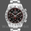 Mens Rolex Cosmograph Daytona-116509, 40mm, White Gold, Black Arabic Dial, Men’s Black Replica Watch Image