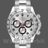 Mens Rolex Cosmograph Daytona-116509, 40mm, White Gold, Silver Arabic Dial, Men’s Silver Replica Watch Image
