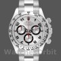 Men's Rolex Cosmograph Daytona-116509, 40mm, White Gold, Silver Arabic Dial, Men’s Silver