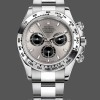 Mens Rolex Cosmograph Daytona-116509, 40mm, Silver Index Dial, Men’s Silver Replica Watch Image