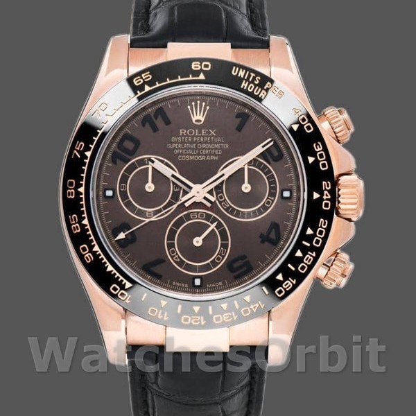 Mens Rolex Cosmograph Daytona 40mm Mens-116515-Chocolate Brown Dial Chocolate Brown Replica Image