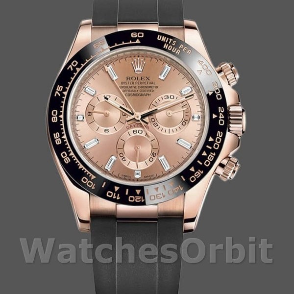 Mens Rolex Cosmograph Daytona 40mm Mens-116515LN-Everose Gold-Pink Dial Pink Replica Image