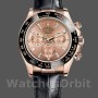 Men's Rolex Cosmograph Daytona 40mm Men's-116515LN-Leather Strap-Pink Dial Pink