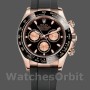 Men's Rolex Cosmograph Daytona 40mm Men's-116515LN-Rose Gold-Black Dial Black