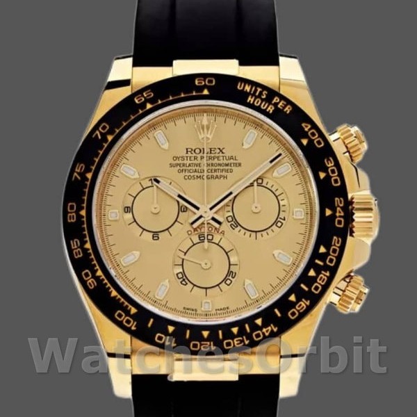 Mens Rolex Cosmograph Daytona 40mm Mens-116518-Champagne Dial-Automatic Champagne Replica Image