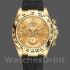 Mens Rolex Cosmograph Daytona 40mm Mens-116518-Champagne Dial-Yellow Gold Bezel Champagne Replica Image